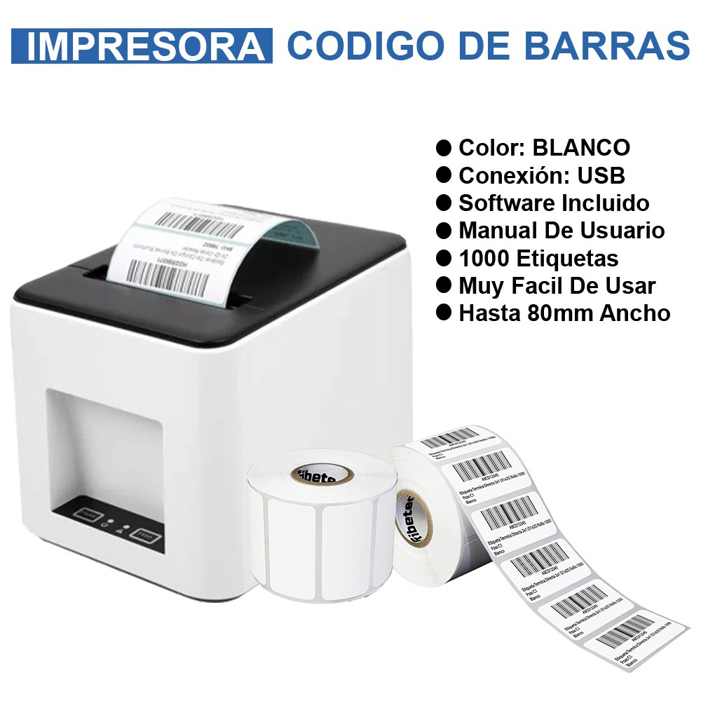 Impresora De Etiquetas Térmicas Codigos De Barras